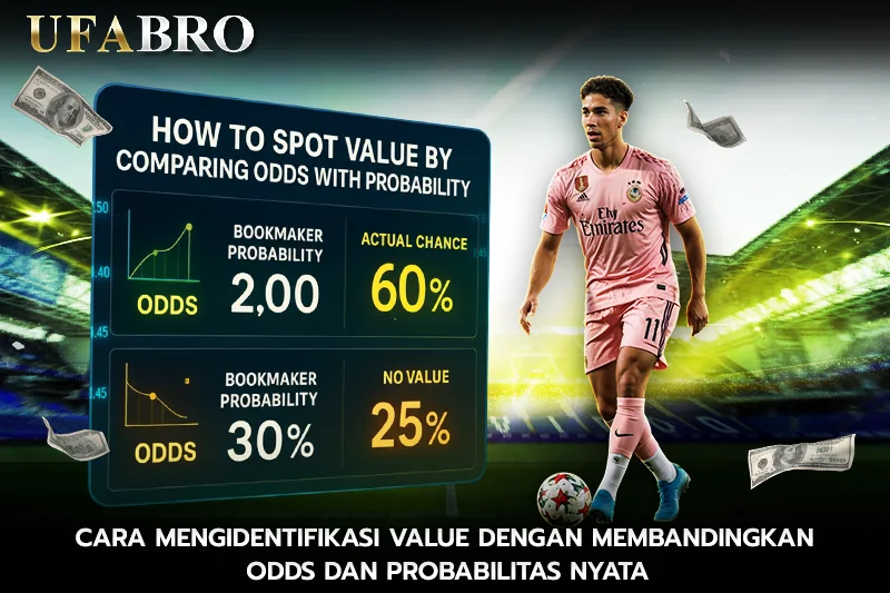 Cara Mengidentifikasi value  Membandingkan Odds dan Probabilitas Nyata